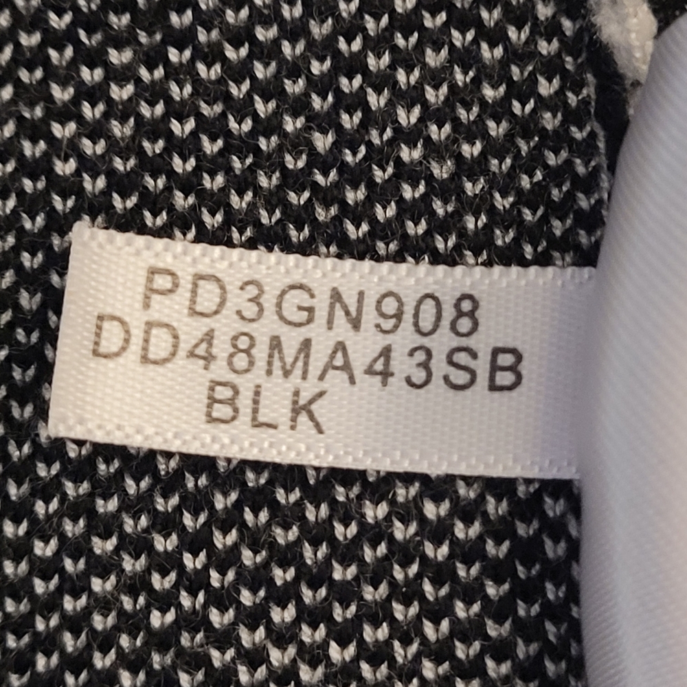 DKNY Black Ivory Knit Dress - Picture 9 of 9